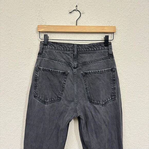 SNACKS by MOTHER High Waisted Slit Heel Jeans Wedge Mouth Watering - Picture 7 of 16